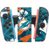 NFL Miami Dolphins Tropical Print Nintendo Switch 2 (2025) Joy-Con Controller Skin
