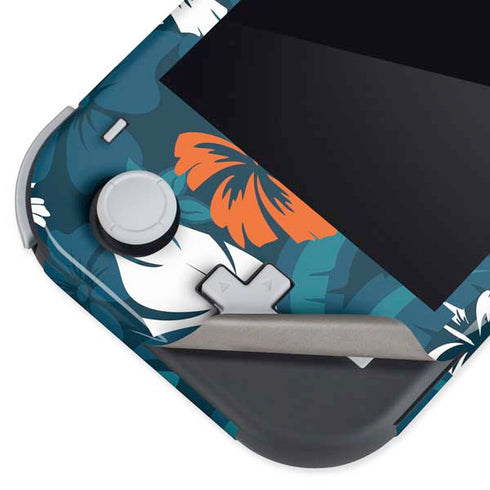 NFL Miami Dolphins Tropical Print Nintendo Switch Lite Skin