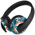 NFL Miami Dolphins Tropical Print PlayStation 4 Gold Wireless Headset Skin