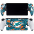 NFL Miami Dolphins Tropical Print PlayStation Portal Remote Player Skin