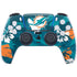 NFL Miami Dolphins Tropical Print PlayStation PS5 Skins