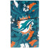 NFL Miami Dolphins Tropical Print PS5 Slim Digital Edition Console Skin