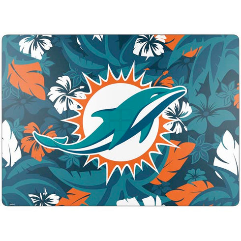 NFL Miami Dolphins Tropical Print Surface Laptop 7 13.8in Skin