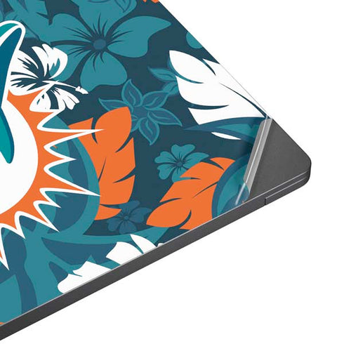 NFL Miami Dolphins Tropical Print Surface Laptop 7 13.8in Skin