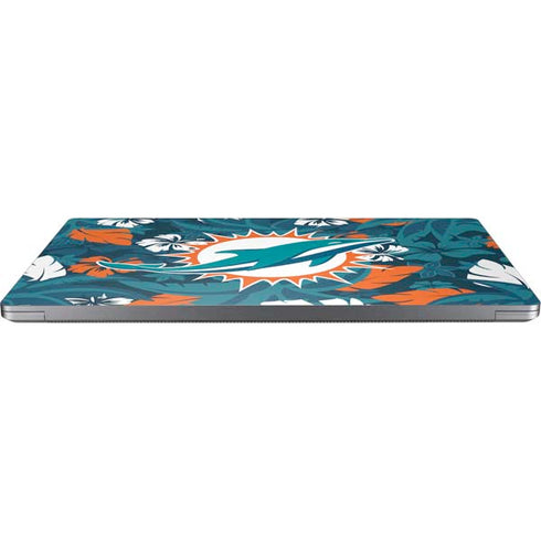 NFL Miami Dolphins Tropical Print Laptop Skins