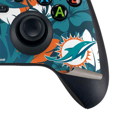 NFL Miami Dolphins Tropical Print XBox Series X Digital Edition Bundle Skin