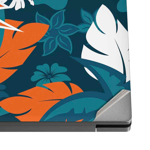 NFL Miami Dolphins Tropical Print Dell XPS Skin