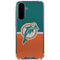 NFL Miami Dolphins Vintage Galaxy A36 5G Clear Case