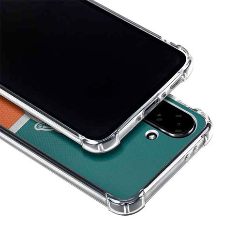 NFL Miami Dolphins Vintage Galaxy A36 5G Clear Case