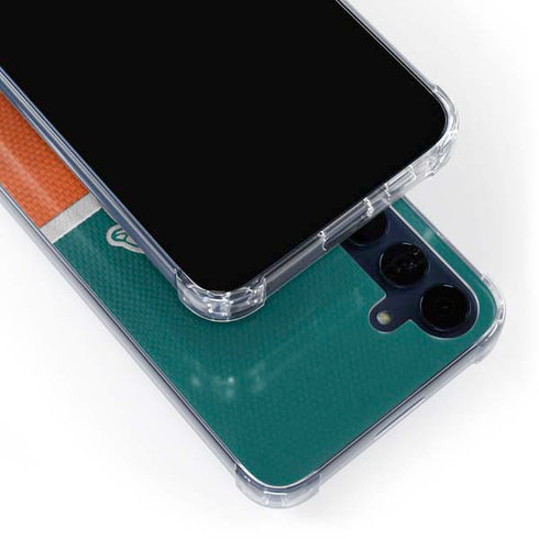 NFL Miami Dolphins Vintage Galaxy A55 5G Clear Case
