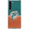 NFL Miami Dolphins Vintage Galaxy S24 FE Clear Case