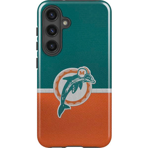 NFL Miami Dolphins Vintage Galaxy S25 Impact Case