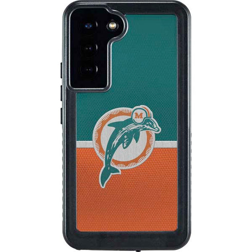 NFL Miami Dolphins Vintage Galaxy S24 Plus Waterproof Case