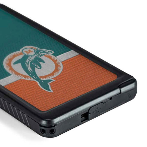 NFL Miami Dolphins Vintage Galaxy S24 Ultra Waterproof Case