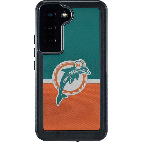 NFL Miami Dolphins Vintage Galaxy S24 Waterproof Case