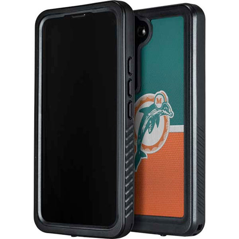 NFL Miami Dolphins Vintage Galaxy S24 Waterproof Case