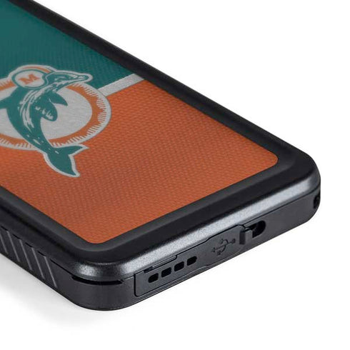 NFL Miami Dolphins Vintage Galaxy S24 Waterproof Case