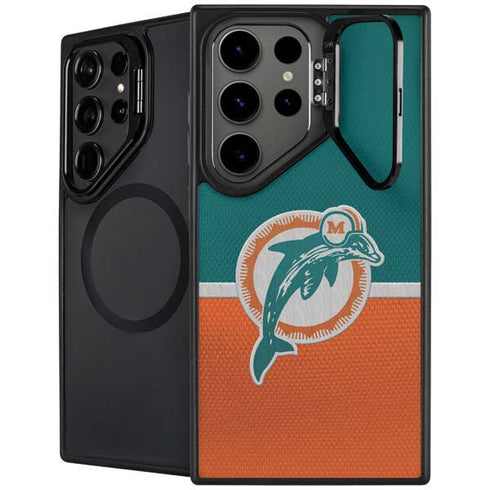 NFL Miami Dolphins Vintage Galaxy S26 Ultra Kickstand Case