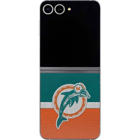 NFL Miami Dolphins Vintage Galaxy Z Flip6 Skin