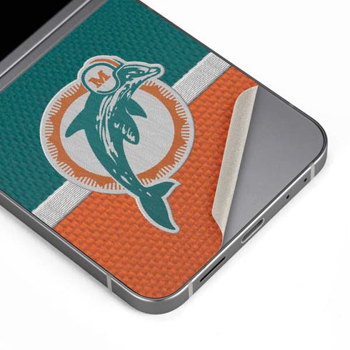 NFL Miami Dolphins Vintage Galaxy Z Flip6 Skin