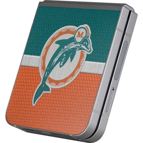 NFL Miami Dolphins Vintage Galaxy Z Flip6 Skin