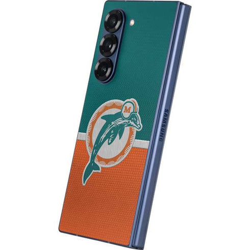 NFL Miami Dolphins Vintage Galaxy Z Fold6 Skin