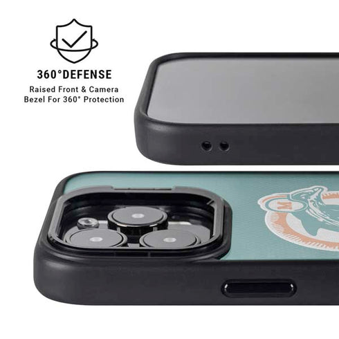 NFL Miami Dolphins Vintage iPhone 14 Pro Max Kickstand Case