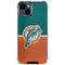 NFL Miami Dolphins Vintage iPhone 15 Clear Case