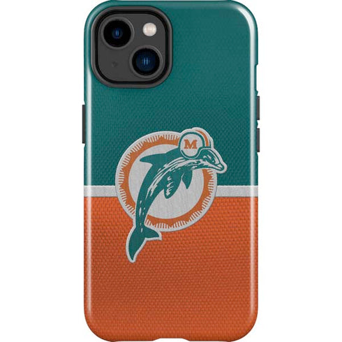 NFL Miami Dolphins Vintage iPhone 15 Impact Case