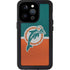 NFL Miami Dolphins Vintage iPhone 15 Pro Waterproof Case