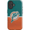 NFL Miami Dolphins Vintage iPhone 16 Impact Case