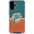 NFL Miami Dolphins Vintage iPhone 16 Plus Clear Case