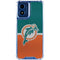 NFL Miami Dolphins Vintage Moto G Play 4G (2024) Clear Case