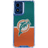 NFL Miami Dolphins Vintage Moto G Play 4G (2024) Clear Case