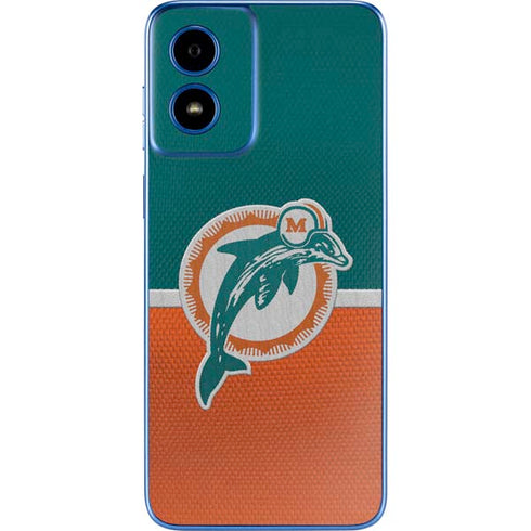 NFL Miami Dolphins Vintage Moto G Play 4G (2024) Skin