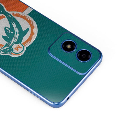 NFL Miami Dolphins Vintage Moto G Play 4G (2024) Skin