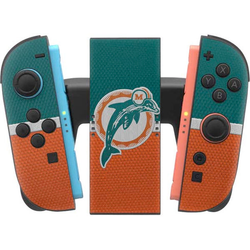 NFL Miami Dolphins Vintage Nintendo Switch 2 (2025) Joy-Con Controller Skin