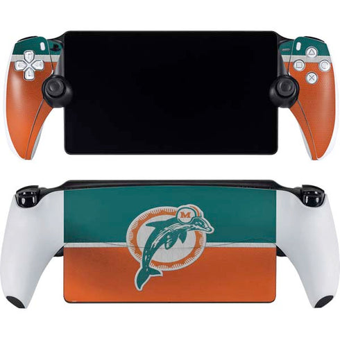 NFL Miami Dolphins Vintage PlayStation Portal Remote Player Skin