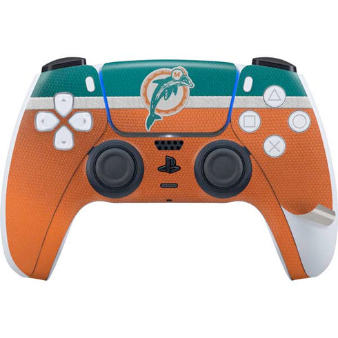 NFL Miami Dolphins Vintage PS5 Pro Bundle Skin