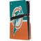 NFL Miami Dolphins Vintage PS5 Pro Disk Console Skin