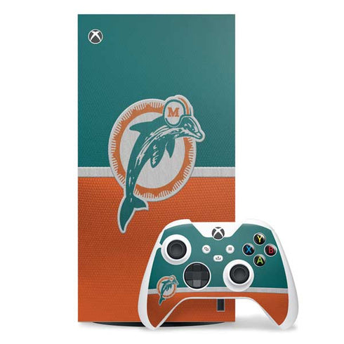 NFL Miami Dolphins Vintage Xbox Series X Skins