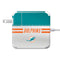 NFL Miami Dolphins White Striped 85W Power Adapter (15 and 17 inch MacBook Pro Charger) Skin