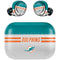 NFL Miami Dolphins White Striped Amazon Echo Buds Skin