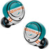 NFL Miami Dolphins White Striped Amazon Echo Buds Skin