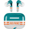 NFL Miami Dolphins White Striped Apple AirPods Pro Skin