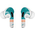 NFL Miami Dolphins White Striped Apple AirPods Pro Skin