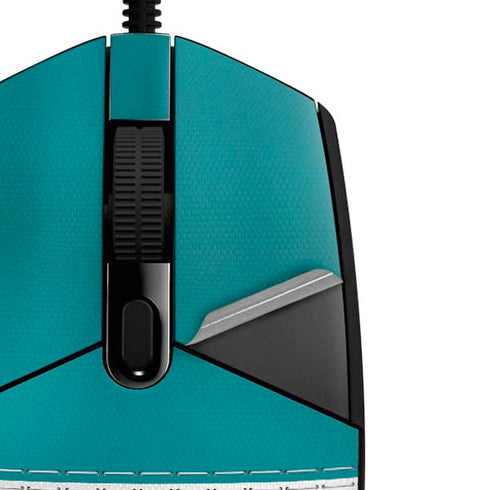 NFL Miami Dolphins White Striped G203 Prodigy RGB Wired Gaming Mouse Skin