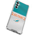 NFL Miami Dolphins White Striped Gabb Phone 4 Clear Case