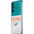 NFL Miami Dolphins White Striped Galaxy A35 5G Skin
