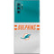 NFL Miami Dolphins White Striped Galaxy Note 10 Plus Skin